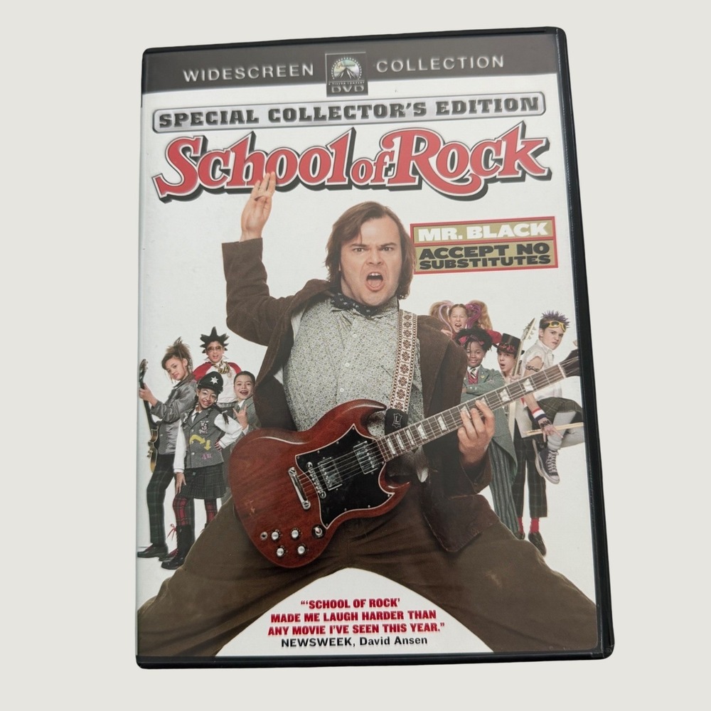 Paramount School of Rock DVD Special Collector's Edition Widescreen Comedy 2003